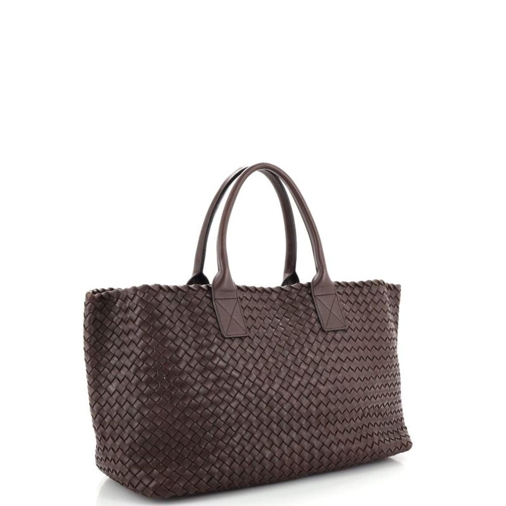 Bottega Veneta Cabat Tote Intrecciato Nappa Medium Brown - Picture 3 of 8